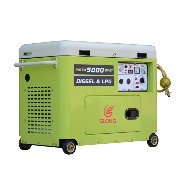 Natural gas diesel generator