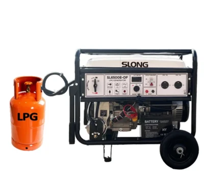 5kw Green Power prenosni generator z dvojnim gorivom na propan in bencin