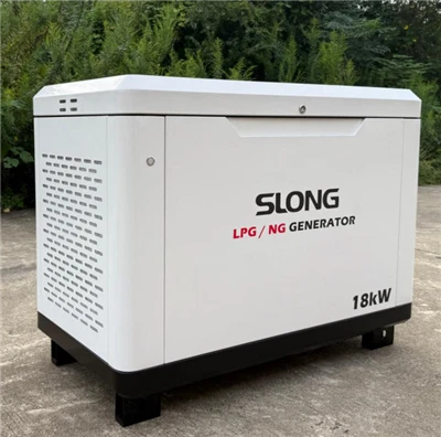 60Hz 3p 18kw dvocilindrični zračno-hlajen CNG plin propan metan tihi generator