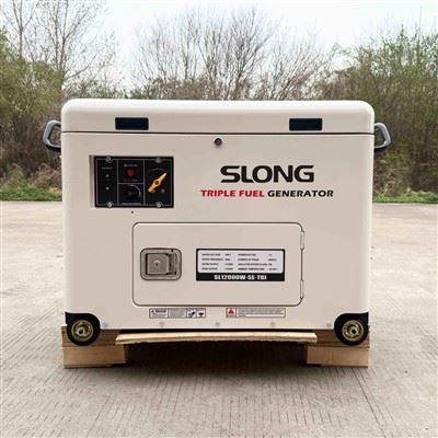 10kW trojna goriva Tihi zvočno izoliran bencinski LPG generator plina